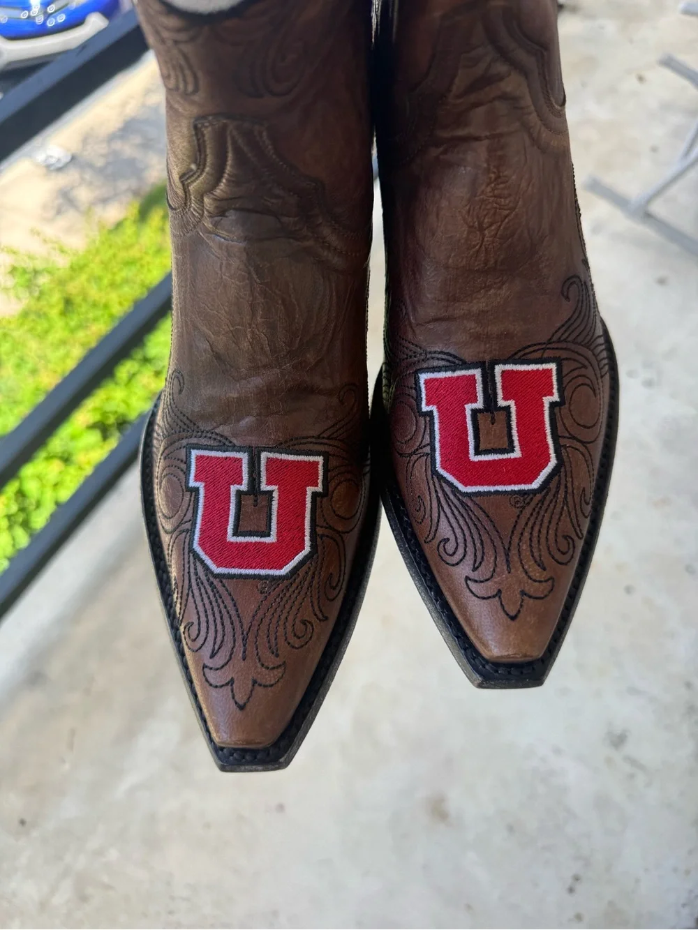 NCAA Utah Utes college football Women's Cowboy boots University of Utah